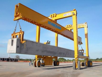 rubber tired gantry crane for sale